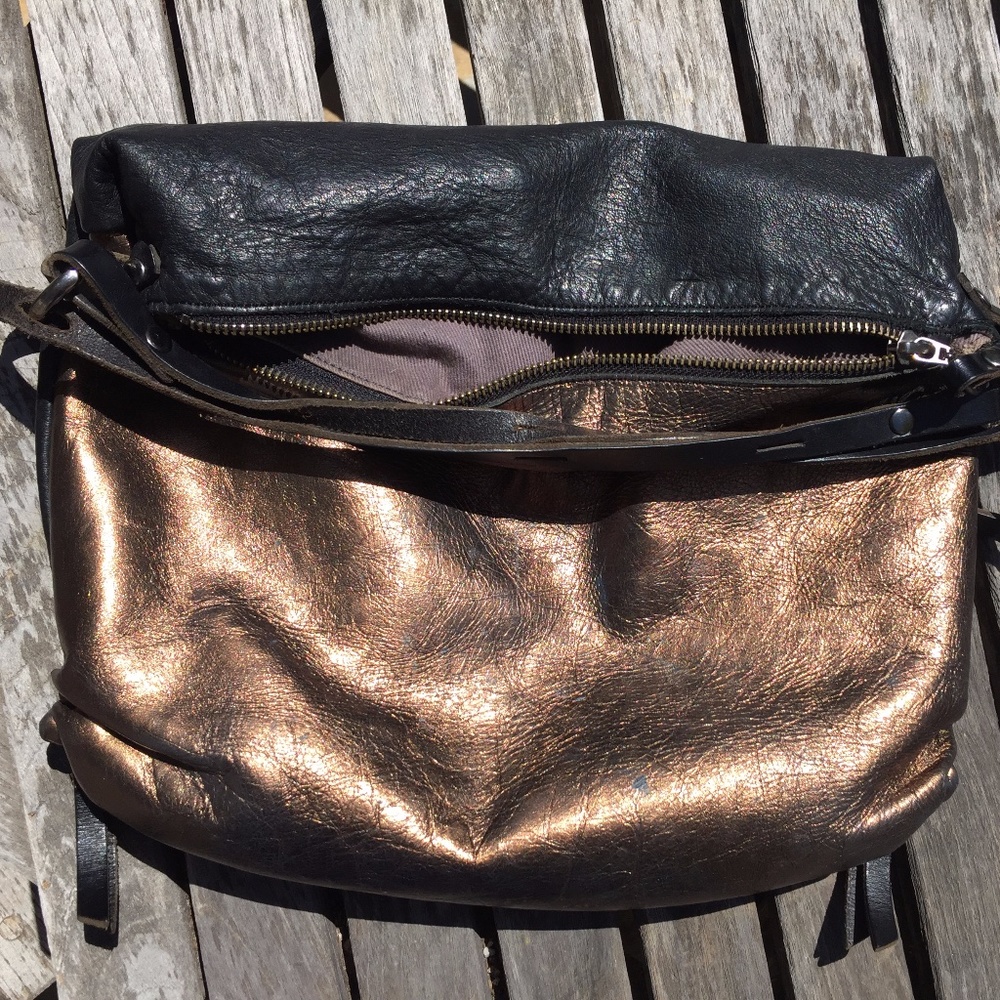 INA KENT Italian Premium Leather Transform Bag